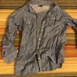 Banana Republic Linen Button Down